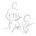 Palm Schwarzer Flexibler Vibrator-Masturbator von Rocks-Off