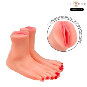 Gabbie Zweiteiliger Fussförmiger Masturbator von Intense Deep Touch