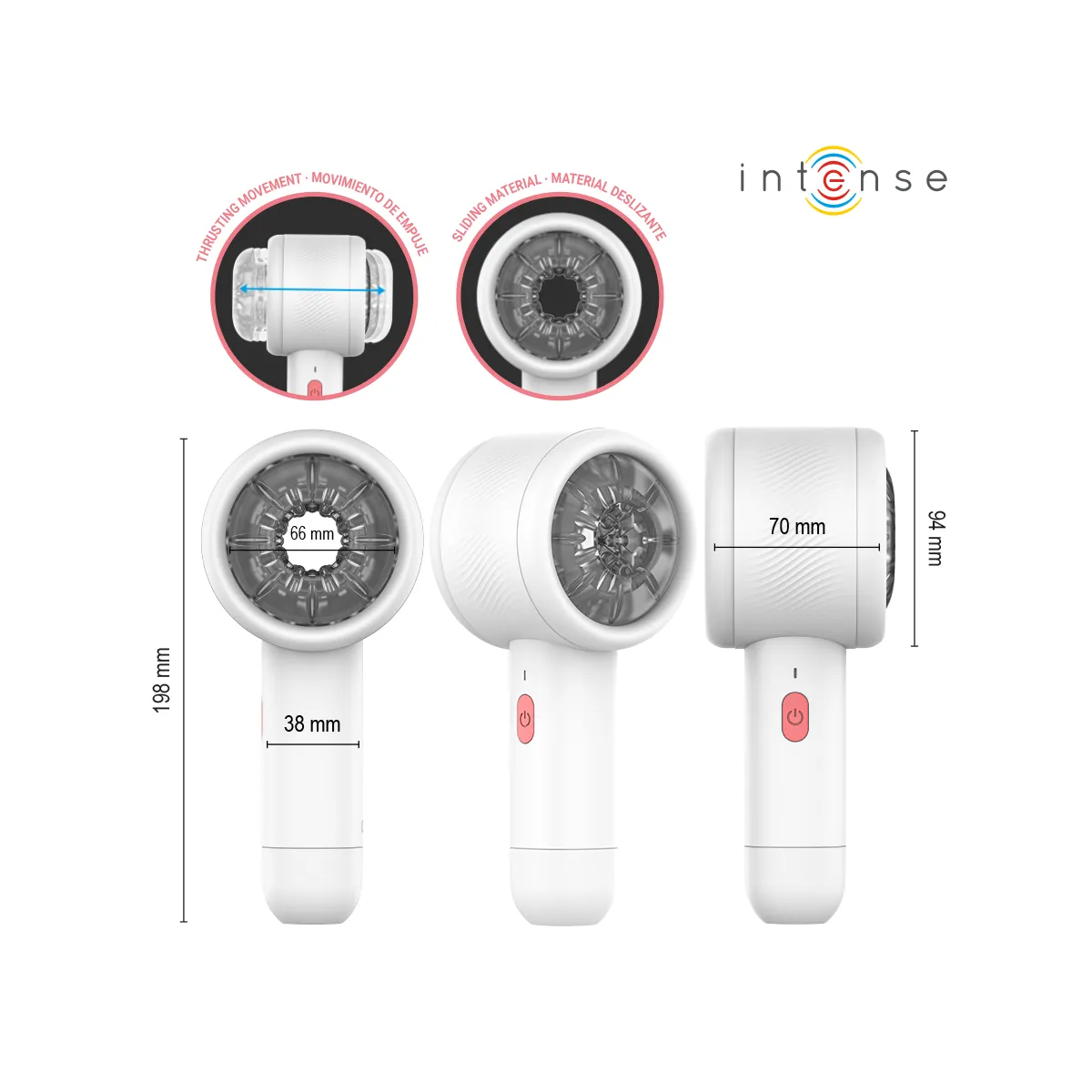 Griffin Masturbator mit Fortgeschrittenem Stoss von Intense Toys | Fesselliebe.de