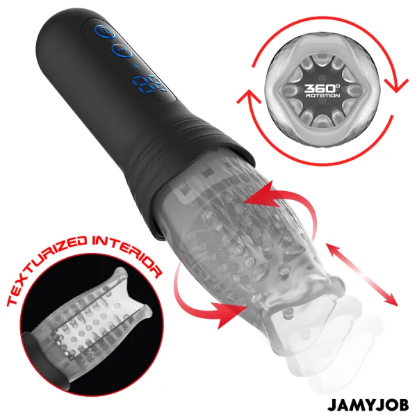 Blow-R Masturbator mit Stoss- und Rotationsfunktion von Jamyjob | Fesselliebe.de