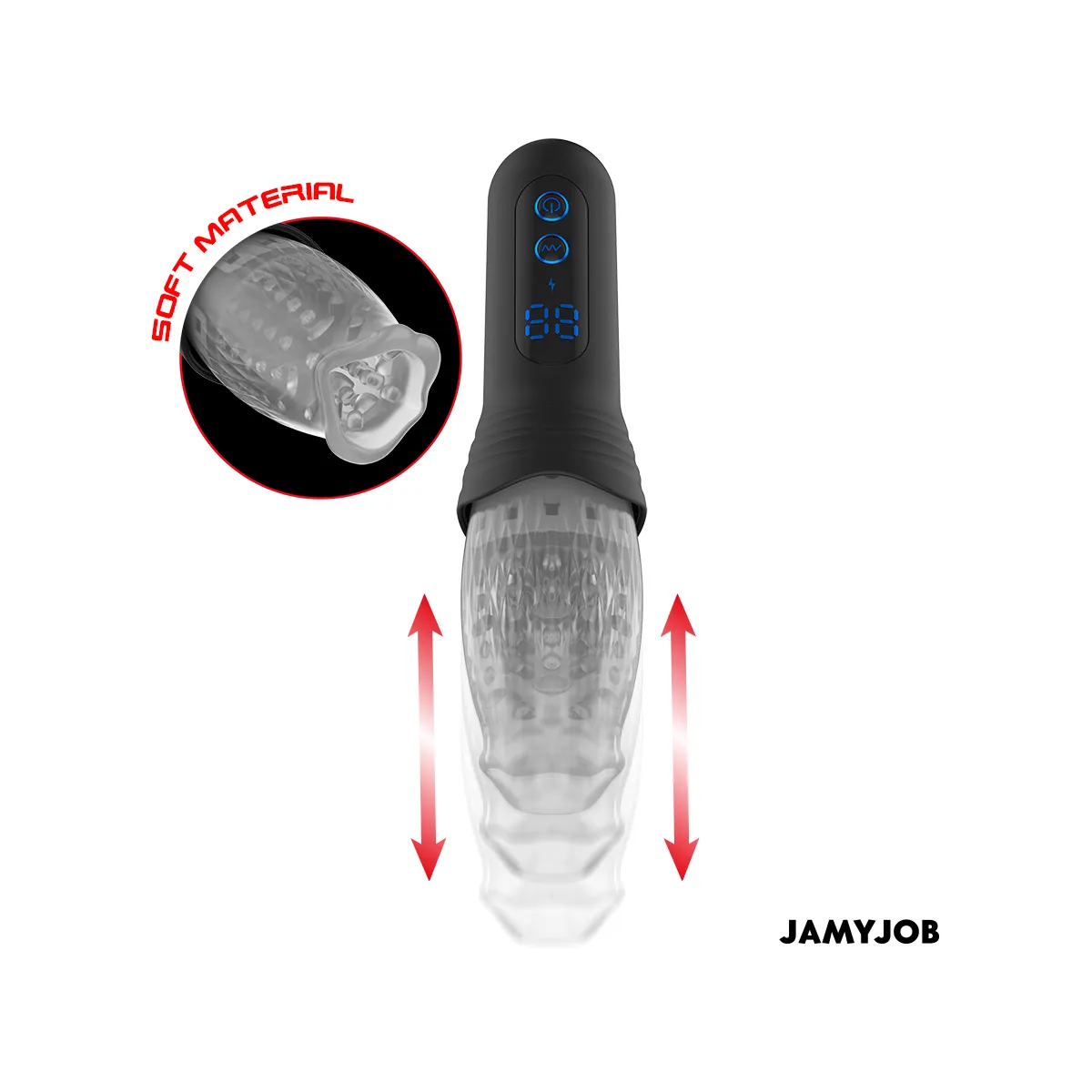 Blow-R Masturbator mit Stoss- und Rotationsfunktion von Jamyjob | Fesselliebe.de