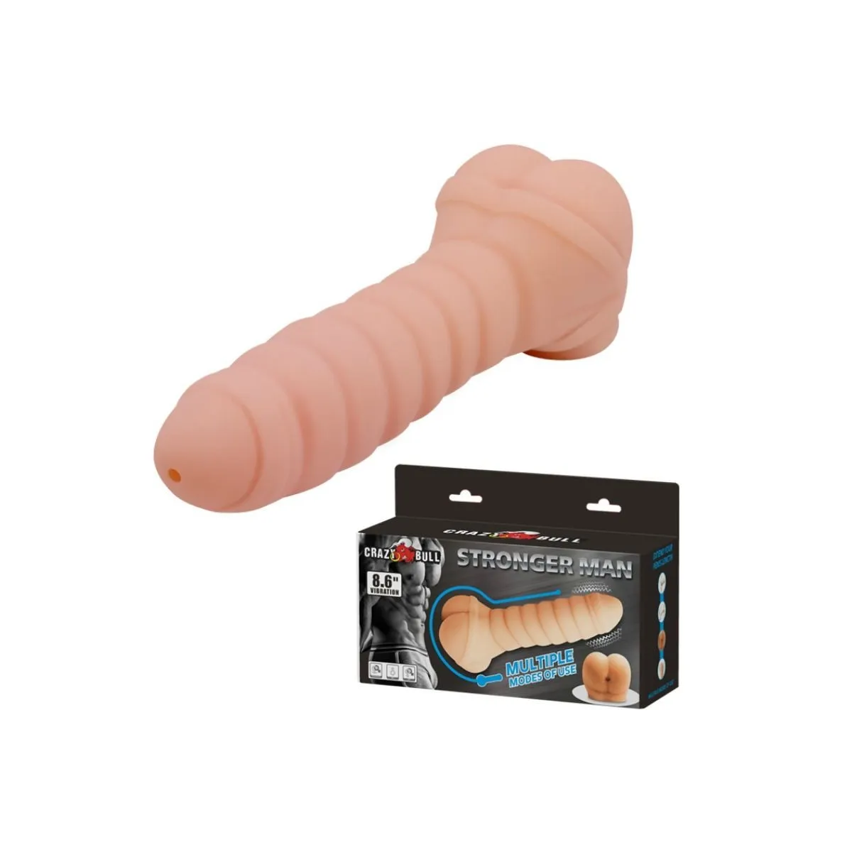 Multifunktionaler Penis 21,8 cm von Crazy Bull | Fesselliebe.de