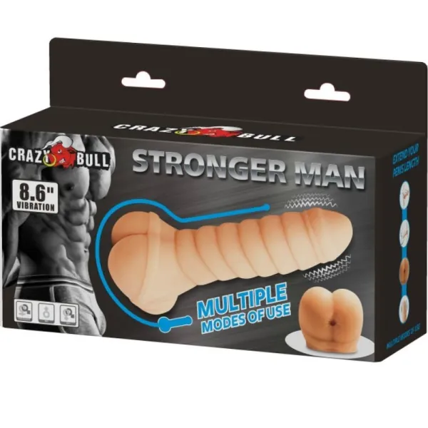 Multifunktionaler Penis 21,8 cm von Crazy Bull | Fesselliebe.de