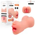 Riley Doppelmusturbator für Mund und Vagina von Intense Deep Touch