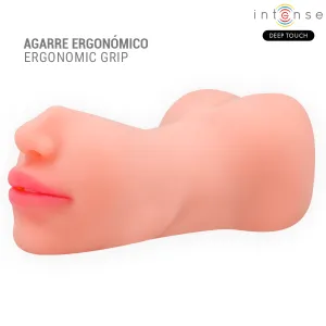 Riley Doppelmusturbator für Mund und Vagina von Intense Deep Touch