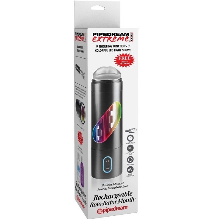 Roto Bator Usb-Männlicher Masturbator-Mund von Extreme Toyz | Fesselliebe.de
