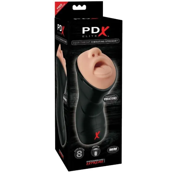 Deep Throat Vibrierender Stroker von Pdx Elite | Fesselliebe.de