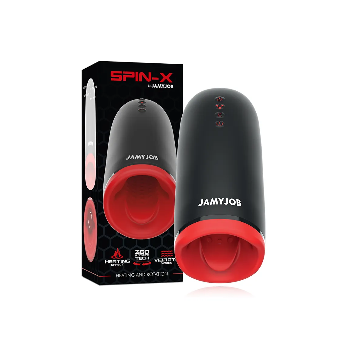 Spin-X Heiz- und Rotations-Masturbator von Jamyjob | Fesselliebe.de