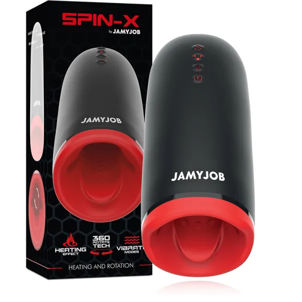 Spin-X Heiz- und Rotations-Masturbator von Jamyjob | Fesselliebe.de