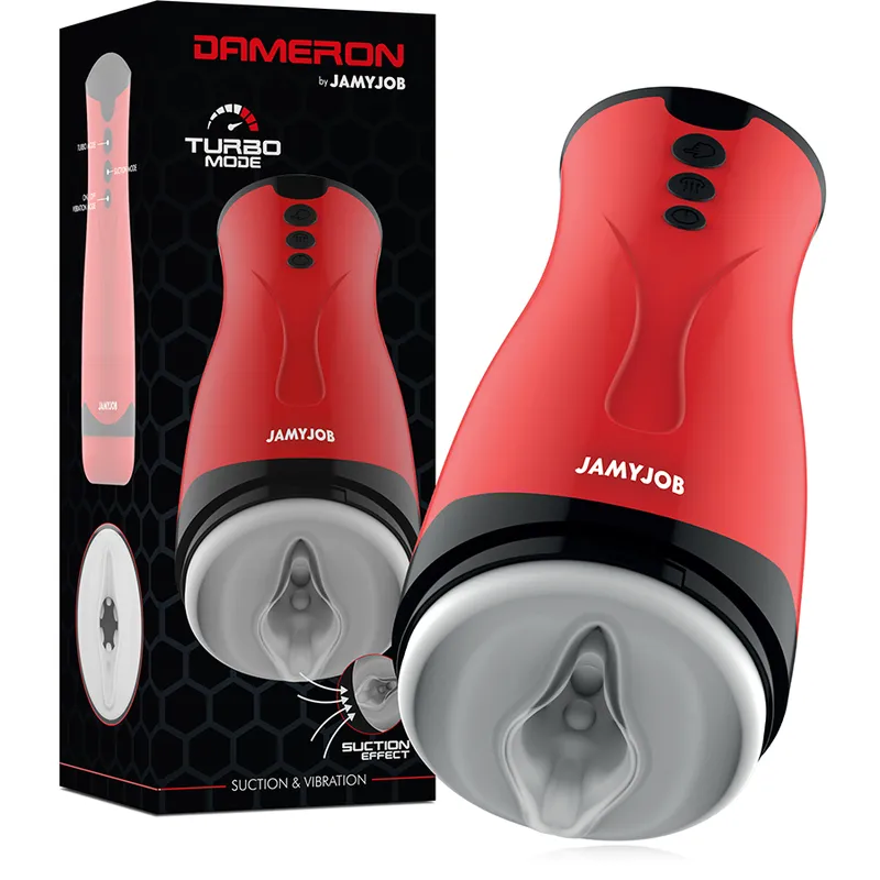 Dameron Saug- und Vibrationsmasturbator von Jamyjob | Fesselliebe.de