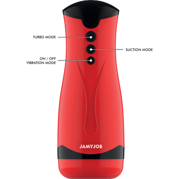 Dameron Saug- und Vibrationsmasturbator von Jamyjob | Fesselliebe.de