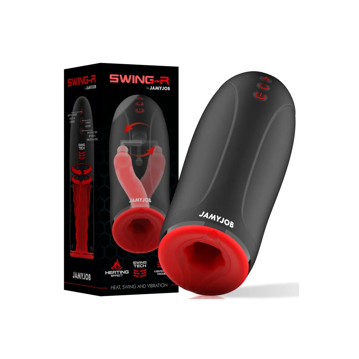 Swing-R Heizeffekt, Swing Tech und Vibrations-Masturbator von Jamyjob | Fesselliebe.de