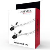 Einstellbare Nippelklemmen aus Metall von Darkness Sensations | Fesselliebe.de