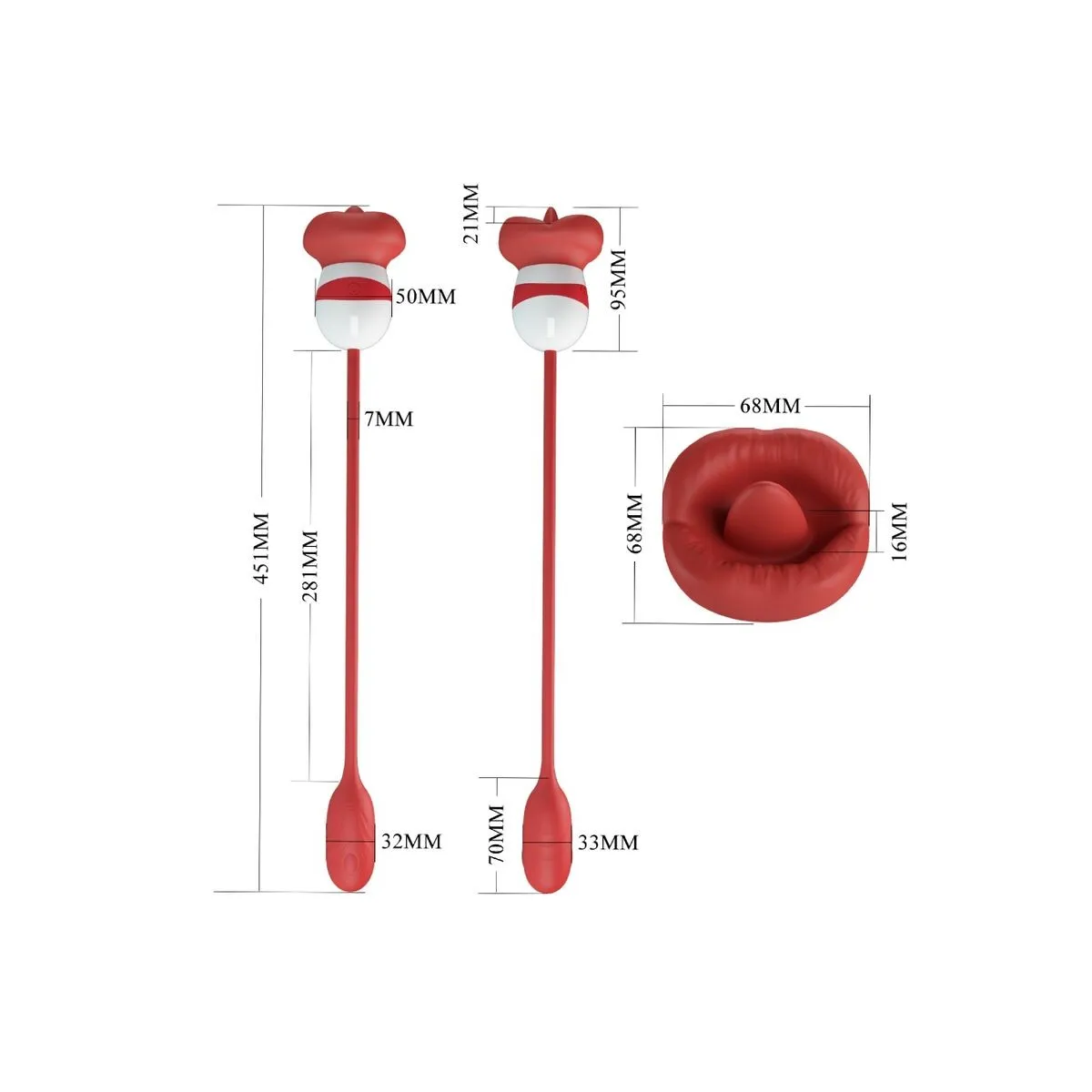 Aliyah Masturbator mit Rotem Mund von Pretty Love | Fesselliebe.de