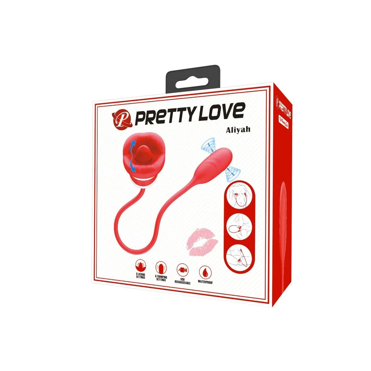 Aliyah Masturbator mit Rotem Mund von Pretty Love | Fesselliebe.de