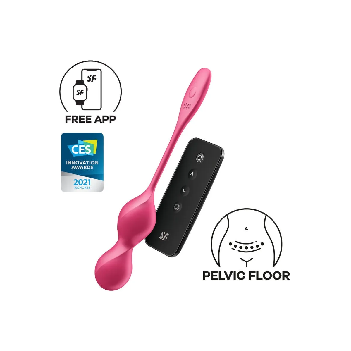 Love Birds 2 Vibrierende Kegel-Kugeln + Kostenlose App von Satisfyer Balls | Fesselliebe.de