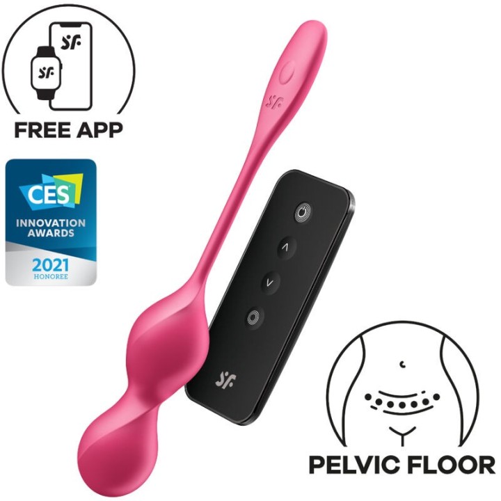 Love Birds 2 Vibrierende Kegel-Kugeln + Kostenlose App von Satisfyer Balls | Fesselliebe.de
