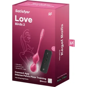Love Birds 2 Vibrierende Kegel-Kugeln + Kostenlose App von Satisfyer Balls