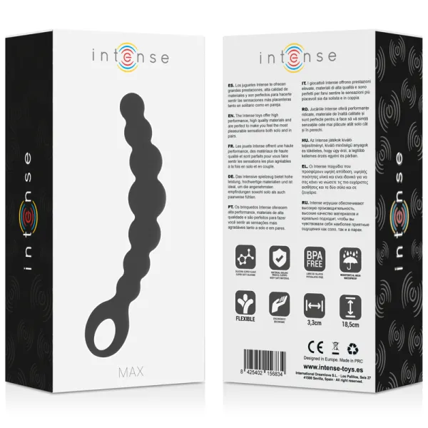 Analperlen Max Schwarz von Intense Anal Toys | Fesselliebe.de