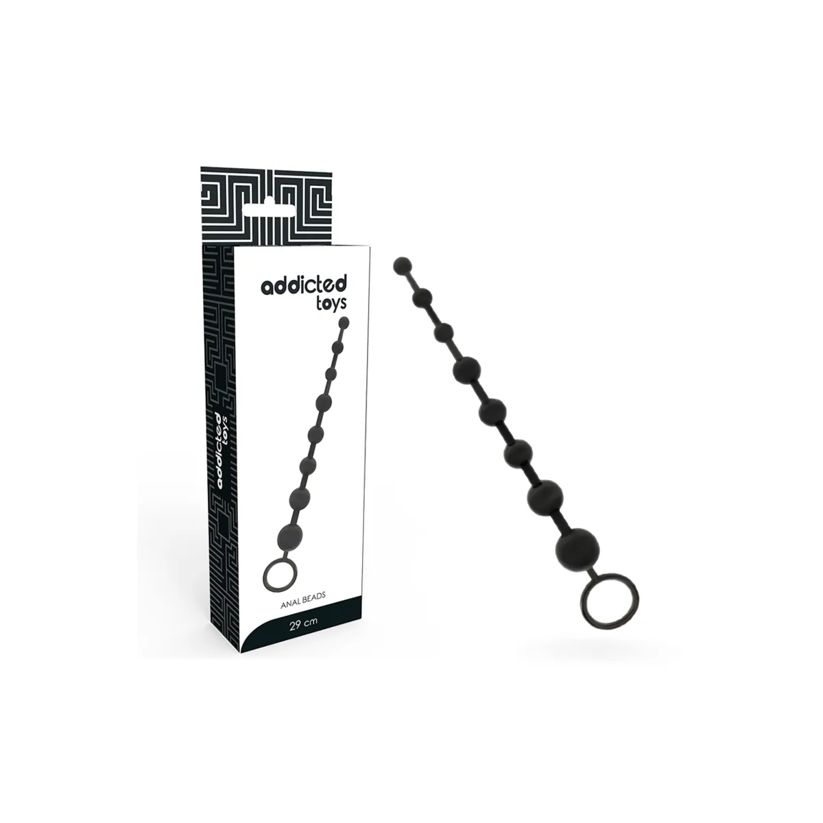 Analperlen 29 cm Schwarz von Addicted Toys | Fesselliebe.de