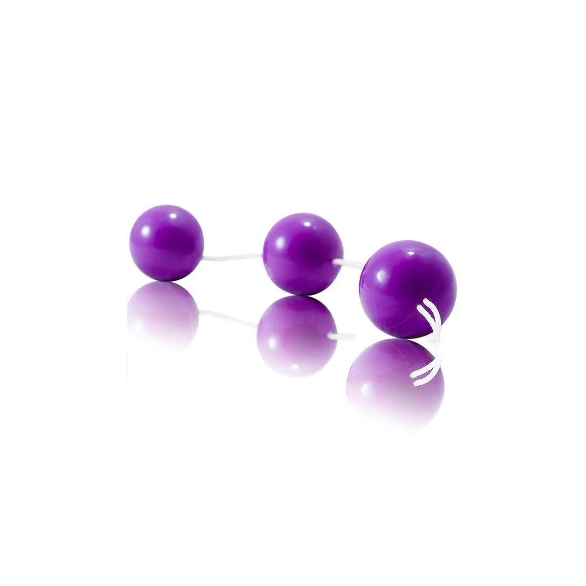 Streifen Lila Abs-Analkugeln von Baile Stimulating | Fesselliebe.de