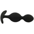 Orson Plug Silikon 2 Analwellen 9 cm von Black&Silver