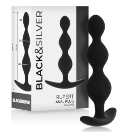 Rupert Analkugelkette 10 cm von Black&Silver | Fesselliebe.de