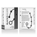 Korg Anal Rosenkranz Silikon Initiation 21 cm von Black&Silver | Fesselliebe.de