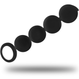 Lennon Anal Rosenkranz 4 Silikonkugeln 15 cm von Black&Silver | Fesselliebe.de
