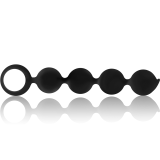 Lennon Anal Rosenkranz 4 Silikonkugeln 15 cm von Black&Silver | Fesselliebe.de