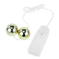 Goldener Vibrator mit Chinesischen Bällen von Baile Stimulating
