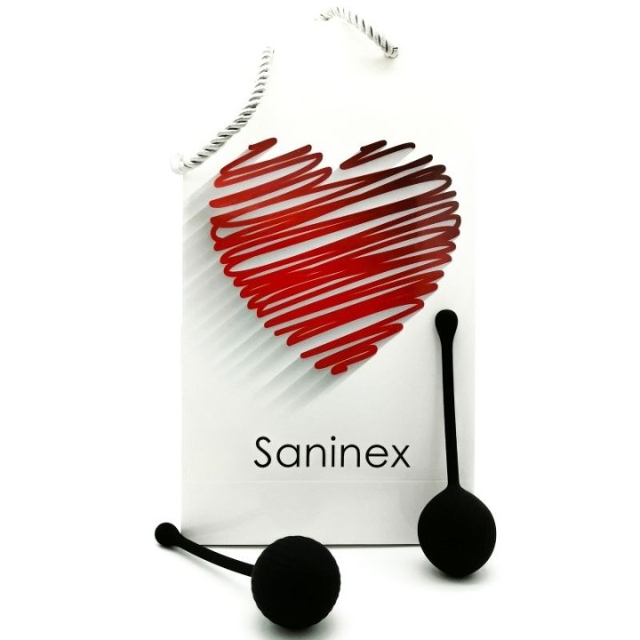 Clever Schwarzer Ball von Saninex Sextoys | Fesselliebe.de
