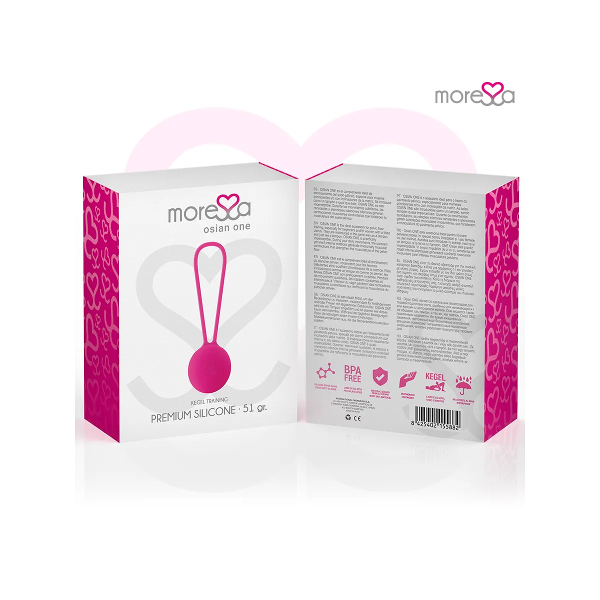 Osian One Premium Silikon Rosa von Moressa | Fesselliebe.de