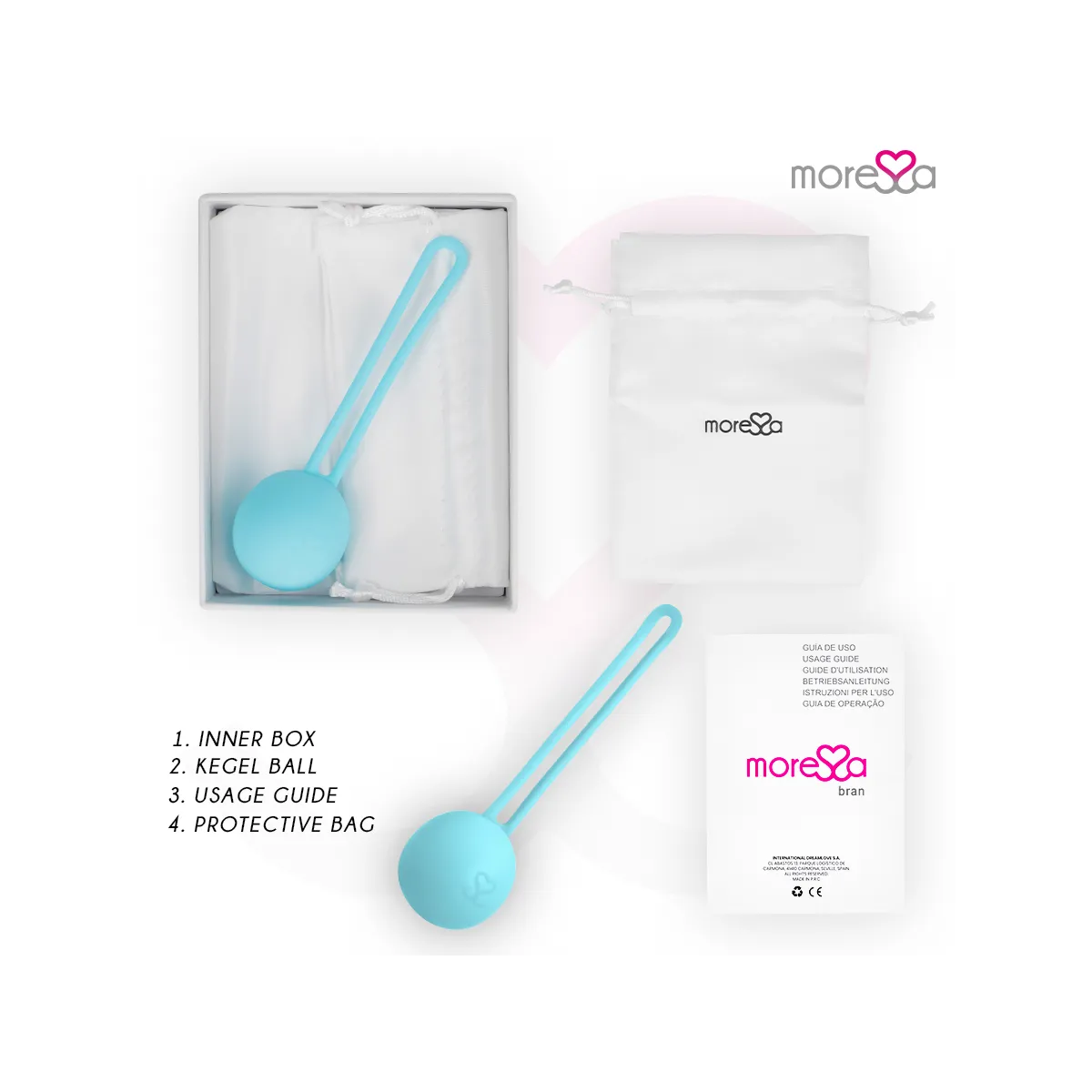 Osian One Premium Türkis-Silikon von Moressa | Fesselliebe.de