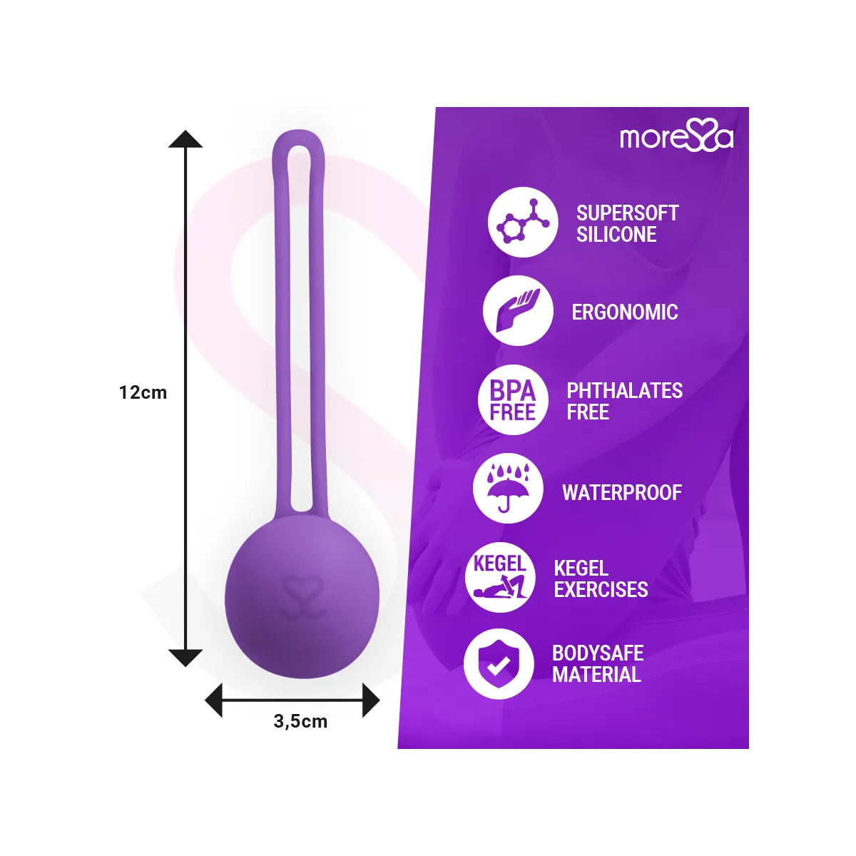 Osian One Premium Lila Silikon von Moressa | Fesselliebe.de