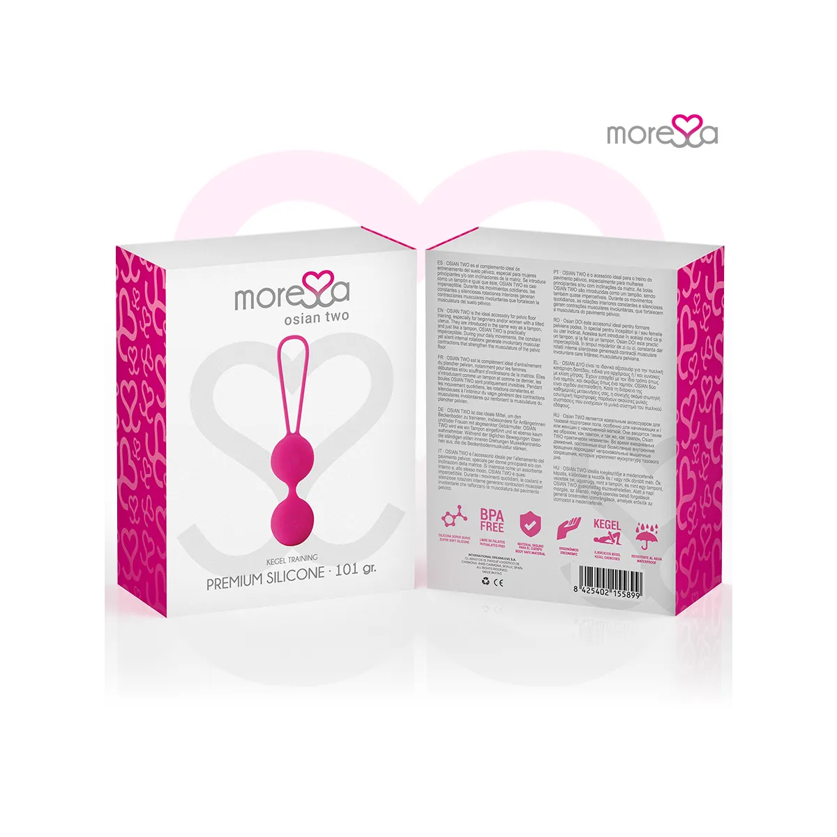 Osian Two Premium Silikon Rosa von Moressa | Fesselliebe.de