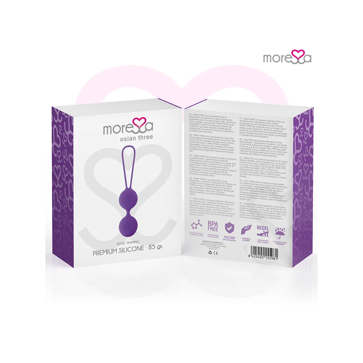 Osian Drei Premium Lila Silikon von Moressa | Fesselliebe.de