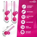 Osian Set Premium Silikon Rosa (Osian One - 51 G | Osian Two - 101 G | Osian Three 85 G) von Moressa | Fesselliebe.de