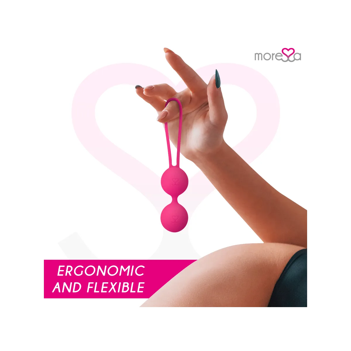 Osian Set Premium Silikon Rosa (Osian One - 51 G | Osian Two - 101 G | Osian Three 85 G) von Moressa | Fesselliebe.de