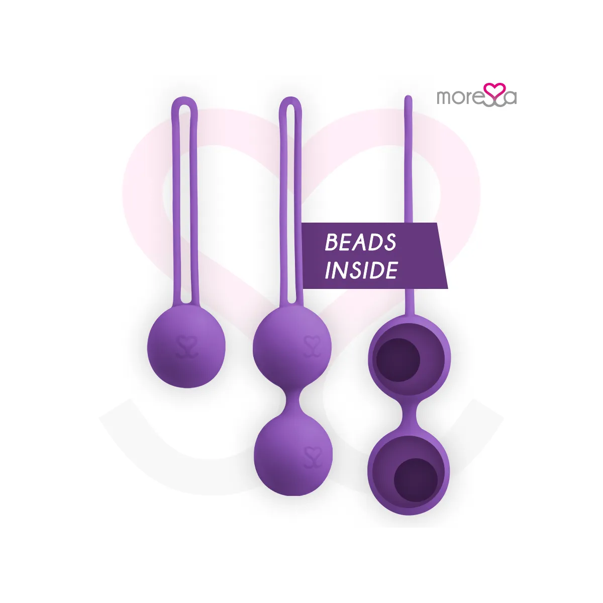Osian Set Premium Lila Silikon von Moressa | Fesselliebe.de