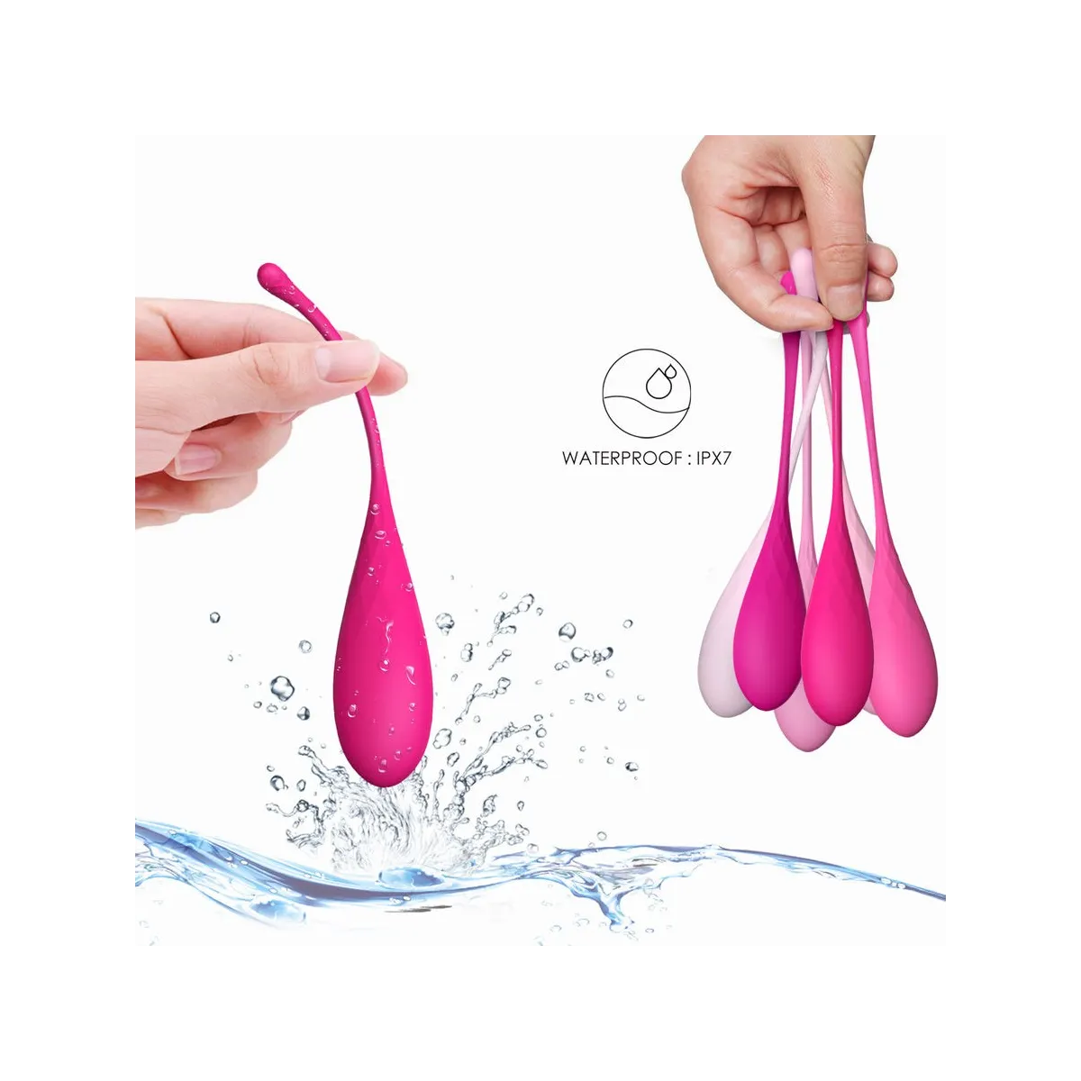 Kegel Fit Pelvic Muscle Training Set 6 Stücke von Leslie | Fesselliebe.de