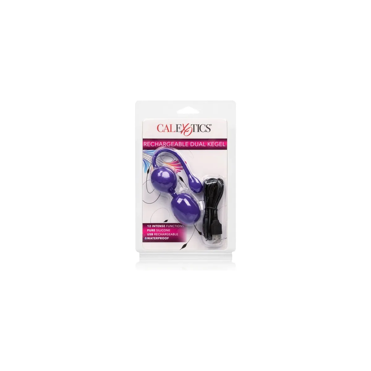 Wiederaufladbarer Dual Kegel Lila von Calexotics | Fesselliebe.de