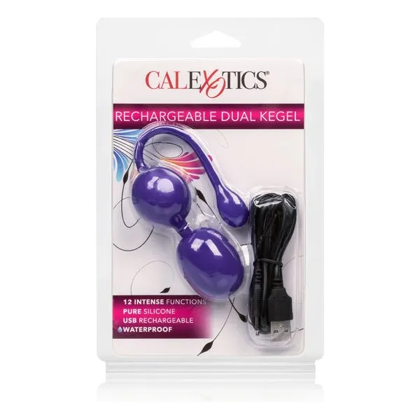 Wiederaufladbarer Dual Kegel Lila von Calexotics | Fesselliebe.de
