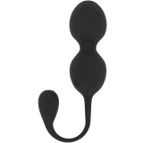 Nisha - wiederaufladbare Vibrierende Kegelbälle Schwarz von Rithual | Fesselliebe.de