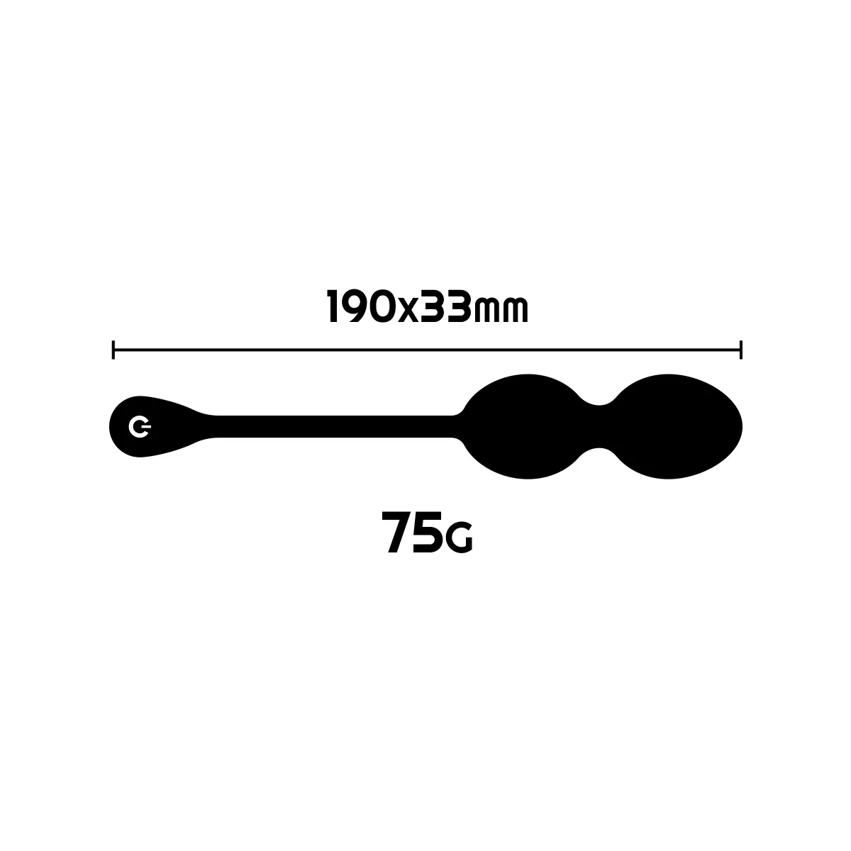 Nisha - wiederaufladbare Vibrierende Kegelbälle Schwarz von Rithual | Fesselliebe.de