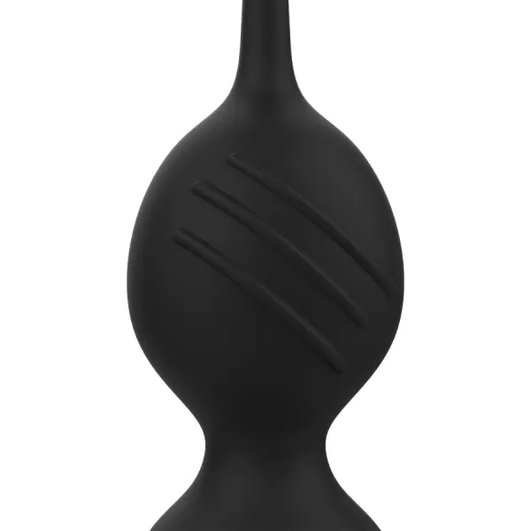 Nisha - wiederaufladbare Vibrierende Kegelbälle Schwarz von Rithual | Fesselliebe.de