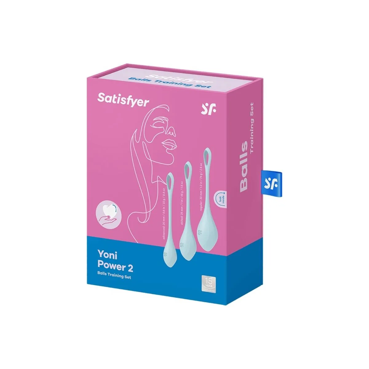 Yoni Power 2 Trainingsset Blau von Satisfyer Balls | Fesselliebe.de