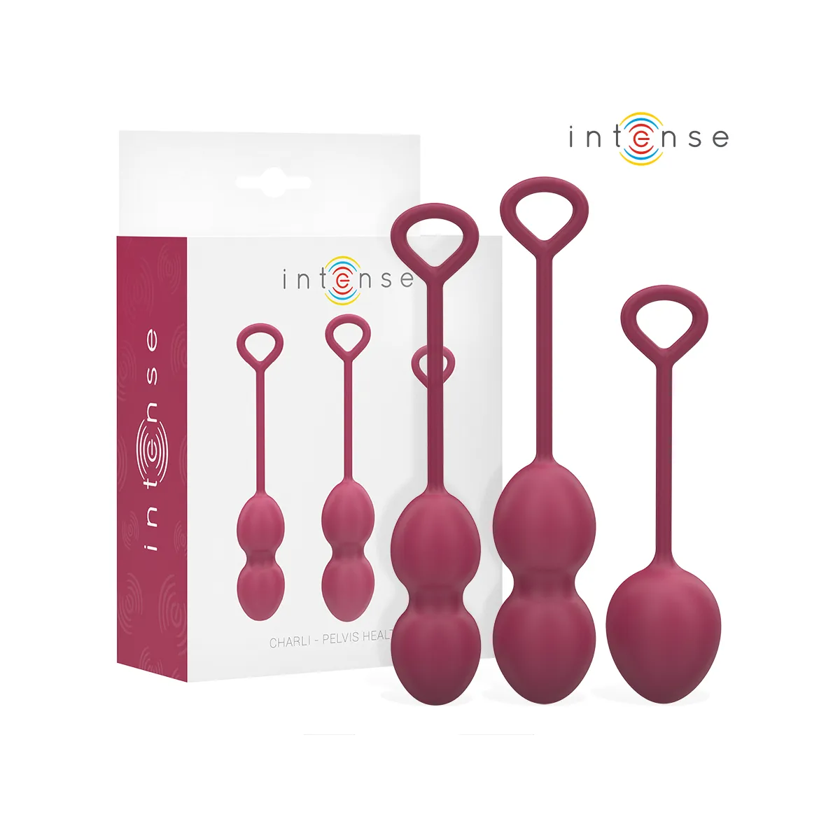 Charli Kegel Ball Kit Burgund von Intense Health & Fun | Fesselliebe.de