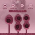 Charli Kegel Ball Kit Burgund von Intense Health & Fun