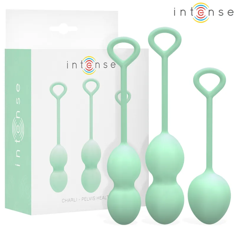 Charli Kegel Ball Kit Hellgrün von Intense Health & Fun | Fesselliebe.de